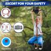 FAHKNS 80FT Zipline for Backyard Kids and Adults: Up to 400 lbs Updated Removable Design Trolley,Thickened Seat,Safety Harness,Quick Tighten Zipline Kits for Outdoor view 3