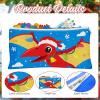 Cinrobiye 48 Pcs Christmas Dinosaur Gift Set Holiday Pencil Case Pouches Dino Pencils Erasers Xmas Party Supplies Stocking Stuffers Goody Bag Fillers Teacher Rewards Prizes Holiday Exchange Gifts view 3