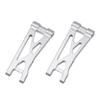 Aluminum Rear Suspension Arms for 1/24 Lo-si Micro B Micro-T Upgrades Parts Rc Car 2WD Buggy RTR LOS00007 Replace(Silver) view 1