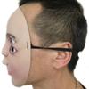 Mqhxellw Premium Horror Mask with 4 Eyes, Scary Ghost Face Mask for Halloween Christmas Party view 4