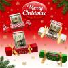 4PCS Candy Christmas Money Pull Boxes  Fun Cash Gift Holders with 40 Clear Envelopes, Creative Surprise Boxes for Kids, Teens & Adults view 3