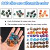 4pcs DND dice 3D Printed Dragon Egg (Four Dazzling Colors-B) view 4