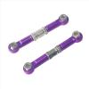 Compatible with MJX for Hyper Go 14209 14210 H14BM 1/14 Remote Control Car Upgrades Parts Accessories Metal Steering Rod RC Car Accessories(Purple) view 3
