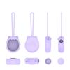 Silicone All-Around Protection Sleeve for Tamagotchi Paradise Virtual Electronic Pet Game Machine Protective Case Shell with Button Cover (Purple) view 1