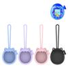 Silicone All-Around Protection Sleeve for Tamagotchi Paradise Virtual Electronic Pet Game Machine Protective Case Shell with Button Cover (Purple) view 3