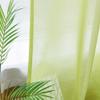 HooHero Green 50 Width Sheer Curtains Window Treatments Ombre Tulle Drapes for Living Kids Room Doorway Kitchen view 4