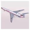 Die Cast Plane 1:400 for PH11825 Balkan TU-154B LZ-BTA Diecasts Collectible Aircraft Model Alloy Miniatures Toy Finished Metal Airplane view 2