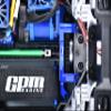 Aluminum 7075-T6 Alloy Bearing Motor Mount for Traxxas 1:8 Jato 4X4 / 1:10 Rustler 4X4 / Ford Fiesta ST Rally/Slash 4WD Upgrade Parts - Blue view 3
