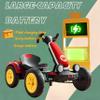 12v Electric go-Kart, Kids Quad Electric go Kart, Adjustable seat, Non-Slip and wear-Resistant Tires, Music and LED Lights, Enlarged and Widened seat, Suitable for Children Over 3 Years Old view 4