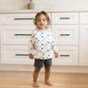 Tiny Twinkle Long Sleeve Bib for Babies & Toddlers | 2-Pack Waterproof Smock Bib for Eating | Machine Washable & Mess-Proof Feeding Essentials | Newborn Shower Gift (Cars,Flags,6-24M) view 3