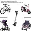 ciciglow Umbrella Support Support Connector, Durable Bicycle, Baby Stroll, Wheelchair, Solerated Rain Umbrella for Handlebars for Handlebars view 2