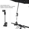 ciciglow Umbrella Support Support Connector, Durable Bicycle, Baby Stroll, Wheelchair, Solerated Rain Umbrella for Handlebars for Handlebars view 4