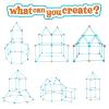 Bzseed Fort Building Kit for Kid DIY Play Tent STEM Construction Toys Fort Builder for Kids Indoor Outdoor Play Creative Gift for 4 5 6 7 8 9 10 11 12 Year Old Boy Girl Christmas Birthday Gift 140Pcs view 3