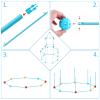 Bzseed Fort Building Kit for Kid DIY Play Tent STEM Construction Toys Fort Builder for Kids Indoor Outdoor Play Creative Gift for 4 5 6 7 8 9 10 11 12 Year Old Boy Girl Christmas Birthday Gift 140Pcs view 4