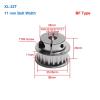 Aluminum Alloy XL 22Teeth Transmisson Pulley Keyway 3x1.4mm/4x1.8/5x2.3 BF/K XL-22T Pulley Clamp Type 11mm Width(BF Type 17mm) view 3