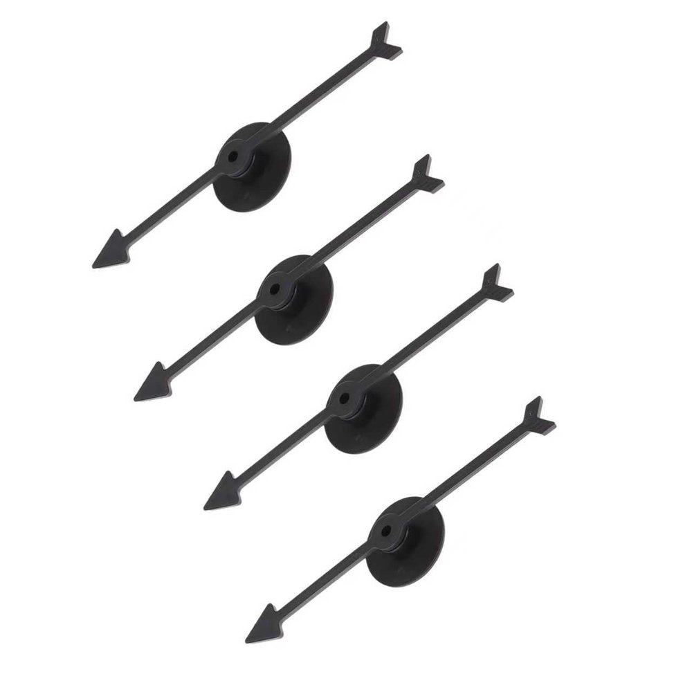 4Pcs Spinner Game Engaging Board Arrow Set Home and School Party Spinners Plastic Craft with Suction Cup Board Games Accessories (Black)