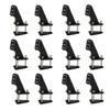12 Sets Nylon Control Horns L20W14H29mm 3 Holes Positions for RC Airplane KT Model Plane DIY Parts Accessories with M2x20mm Screw view 1