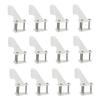 12Sets Nylon Control Horns 3 Holes Positions L20W14H29mm for RC Airplane KT Model Plane Parts Accessories with M2x16mm Screw view 1
