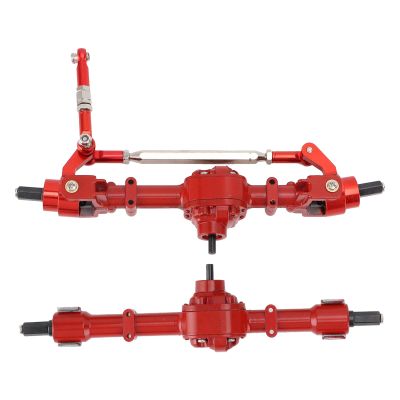 1/12 Scale RC Car Axle Set,Metal Front Rear Replacement Axle Kit for D90 D91 D96 D99S MN90 MN96 MN99 FJ45 for Hobbyists Off Road Racing and Repair