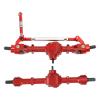 1/12 Scale RC Car Axle Set,Metal Front Rear Replacement Axle Kit for D90 D91 D96 D99S MN90 MN96 MN99 FJ45 for Hobbyists Off Road Racing and Repair view 1