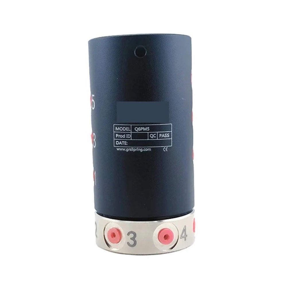 1pc Q6PM5 High precision multi-way gas-electric slip ring Non-standard 360 rotation Hydraulic mechanical slip ring