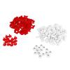 POENVFPO RC Car Drift Track Set, ABS RC Car Field Fence Set with 30 Cones, for 1/14 1/16 1/18 1/24 1/28 Model, Indoor Outdoor Racing, White Red view 2