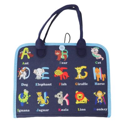 Alomejor Busy Board Book, Educational Activity Sensory Board, Fine Motor Skills Development Toy for Toddlers 1,2,3,4 Years
