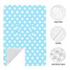 Blue Polka Dot Print Baby Car Seat Covers, Breathable Nursing Cover Breastfeeding Cover, Stroller Covers, Multi-use Infant Carseat Canopy, Baby Boys Girls Newborn Essentials view 3