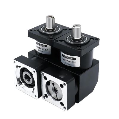 1pcs Nema23 Nema24 PXW57 PXW60 Right Angle Planetary Gear Reducer with Reduction Ratio 4 5 6 10 for Computerized Numerical Control 57 Stepper 60 Servo Motor(10 to 1_PXW57 for NEMA23)