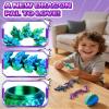 12PACK 3D Printed Dragon Eggs, Mini Mystery Crystal Dragon 3D Printed Toy for Easter Basket Stuffers and Essentials, Easter Toys & Decor view 4