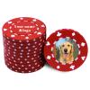 30-500 PCS Casino Grade Personalized Casino Chips for Poker Games 11 Grams Custom Clay Poker Chips with Logo or Design 40MM Customized Metal Poker Chips Bulk Custom Golf Ball Makers Chips (Red) view 1
