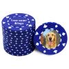 30-500 PCS Casino Grade Personalized Casino Chips for Poker Games 11 Grams Custom Clay Poker Chips with Logo or Design 40MM Customized Metal Poker Chips Bulk Custom Golf Ball Makers Chips (Blue) view 1