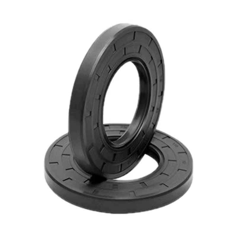 Nitrile Rubber O-Rings, Nitrile Rubber Skeleton Oil Seal 55/56mm Shaft Diameter, 66-110mm Outer, 4.7-17mm Length, Pack of 2(55 X 110 X 12mm(IDxODxL))