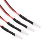4Pcs 3mm LED Headlight Kit for RC Cars, High Brightness Mini Headlamp Lights for RC Model Drift Vehicles, Durable Low Power Consumption LED Accessories view 2
