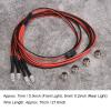 4Pcs 3mm LED Headlight Kit for RC Cars, High Brightness Mini Headlamp Lights for RC Model Drift Vehicles, Durable Low Power Consumption LED Accessories view 4