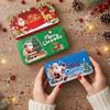 3 in 1 Set 39.1 Inch Christmas Money Pull Box, Santa Dollar Bill Gift Holder with 10 Slots, Surprise Party Gifts for Kids, Family, Stocking Stuffers (Red, Green, Blue) (Green 3Pcs) view 3
