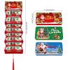 3 in 1 Set 39.1 Inch Christmas Money Pull Box, Santa Dollar Bill Gift Holder with 10 Slots, Surprise Party Gifts for Kids, Family, Stocking Stuffers (Red, Green, Blue) (Green 3Pcs) view 4