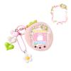 BUBBLELOGUS Strawberry Bubble Protective Case for Tamagotchi Uni, Soft TPU Silicone Cover with Faceplate & Charms Set, Anti-Scratch & Waterproof (Pink) view 1