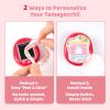 BUBBLELOGUS Strawberry Bubble Protective Case for Tamagotchi Uni, Soft TPU Silicone Cover with Faceplate & Charms Set, Anti-Scratch & Waterproof (Pink) view 4