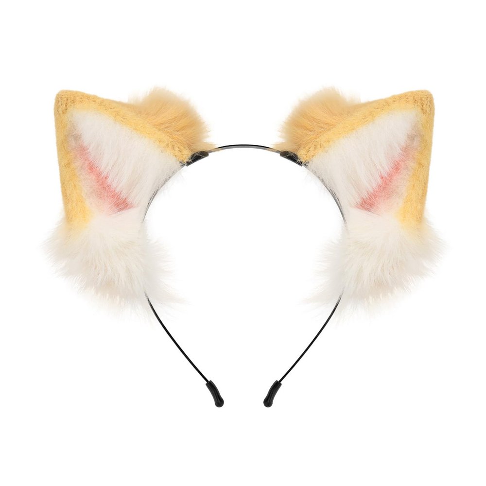 BUBEFSKD COSPLAY Puppy Ears Animal Ear Headbands For Carnivals Party Lovely Furry Party Costume Devil Ears Headwear