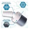 2Pcs Washing Machine Drain Adapter Input Diameter 18-24MM and Pipe Diameter 40MM Clamp PVC Dishwasher for Major Appliances view 3