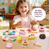 Air Dry Clay Kit for Kids 3-12 - 12 Boxes (48 Total Blocks) Non-Toxic Magic Molding Clay | Dessert-Themed DIY Set - No Baking, Mess-Free - Ideal for Family Time/Birthday Parties & Fine Motor Skills view 2
