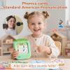 JoyCat Kids Learning Tablet, Phonics Talking Flash Cards, Learn to Read with 156 Pages, 40+ Themes, 600+ Words, 100+ Interactive Games, Screen-Free Toddler Learning Toys Gifts for 2-6 Year Old view 4