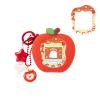 BUBBLELOGUS Apple Bubble Protective Case for Tamagotchi Uni - Soft TPU Silicone Cover with Faceplate & Charms Set, Anti-Scratch & Waterproof (Red) view 1