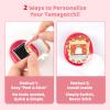 BUBBLELOGUS Apple Bubble Protective Case for Tamagotchi Uni - Soft TPU Silicone Cover with Faceplate & Charms Set, Anti-Scratch & Waterproof (Red) view 4