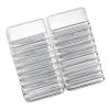 BUBEFSKD Multipurpose Sturdy Square Inserts Portable For Displaying 17 To 30mm Commemoratives Coin Home Or Office Coin Protectors view 4