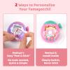 BUBBLELOGUS Strawberry Bubble Protective Case for Tamagotchi Paradise, Soft TPU Silicone Cover with Faceplate, Flower Shaped Zoom Dial Cap & Charms Set, Anti-Scratch & Waterproof (Red) view 3