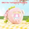 BUBBLELOGUS Strawberry Bubble Protective Case for Tamagotchi Paradise, Soft TPU Silicone Cover with Faceplate, Flower Shaped Zoom Dial Cap & Charms Set, Anti-Scratch & Waterproof (Pink) view 2