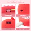 BUBBLELOGUS Strawberry Bubble Protective Case for Tamagotchi Uni, Soft TPU Silicone Cover with Faceplate & Charms Set, Anti-Scratch & Waterproof (Red) view 3