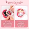BUBBLELOGUS Strawberry Bubble Protective Case for Tamagotchi Uni, Soft TPU Silicone Cover with Faceplate & Charms Set, Anti-Scratch & Waterproof (Red) view 4